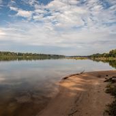 Summer Ferry Park North View of Ark River