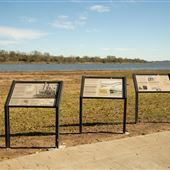 Trail of Tears Sign on Ark River