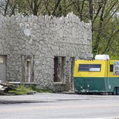 Old Building and Taco Truck