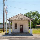 White Building DX Sign