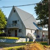 White A Frame House