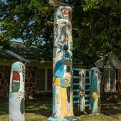 Totem in Ed Galloway's Totem Pole Park