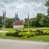 Six Flag Poles Over Wann America
