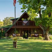 A Frame Log Cabin Home
