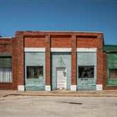 Blue Brick Building Store Front
