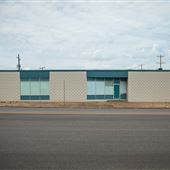 White and Light Blue Building