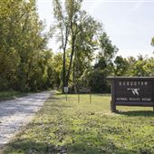 Sequoyah National Wildlife Refuge Entrance