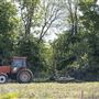 Tractor in Field