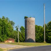 Private Home w Gray Silo