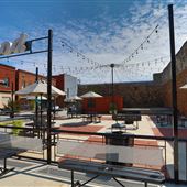 Corner Outdoor Dining Downtown
