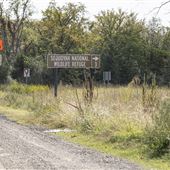Sequoyah National Wildlife Refuge Entrance Sign