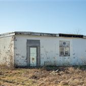 Abandoned White Building