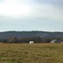 Small White Barn and Field