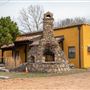 Yellow House w Fireplace