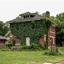 Old Brick House with Vines