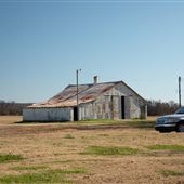 White Barn in Field