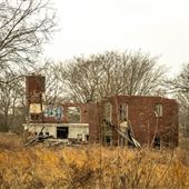 Abandoned Brick Building
