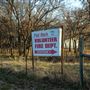 Flat Rock Fire Dept Sign